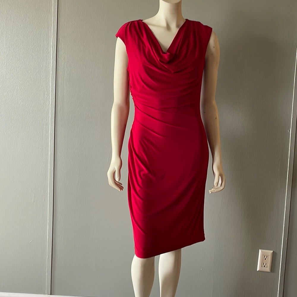 Ronni Nicole, ruched dress.  Size 8